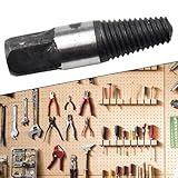 Strumento per la rimozione e la riparazione di tubi dell'acqua con valvola a doppia testa e estrattore a vite, struttura in metallo per una lunga durata (estrattore da 15 cm)