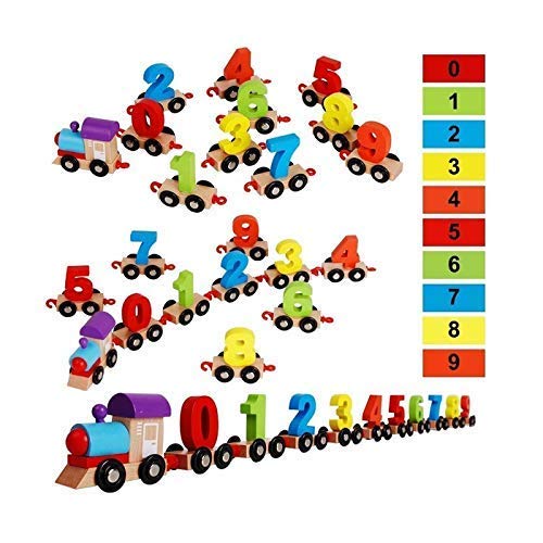 CrazyCrafts Wood Digital Train Set of Numbers From 0-9 Toy, Multicolour, Above 3 years (B07W81B24X) Amazon Price History, Amazon Price Tracker