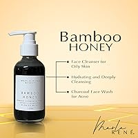 Vista 3 de Beauty Bamboo and Honey Face Wash Advanced Face Cleanser for Oily Skin Hydrating and Deeply Cleansing Activated Charcoal Face Wash for Acne Prone