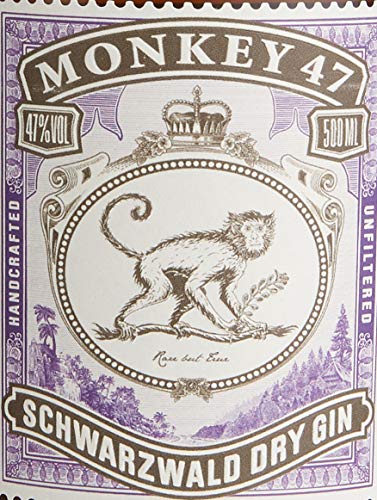 Gin Monkey 47 Schwarzwald Dry in traditioneller Holzkiste