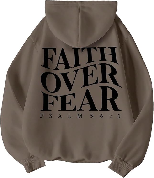 QJQ Women's Essentials Letter Graphic Hoodies Lightweight Hooded Sweatshirt Casual Long Sleeve Thermal Pullovers Top