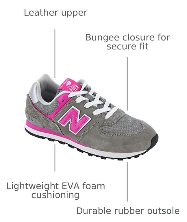 Image of New Balance Kids' 574 V1 Lace-Up Sneakers