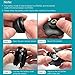 CACAGOO Wireless TPMS Tire Pressure Monitoring System with 4pcs External Sensors (0-8.0 Bar/ 0-116 Psi), Temperature and Pressure LCD Display, Real-time Alarm Function