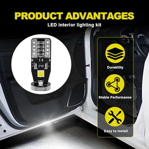 Luces Led Blancas Interiores Toyota Sienna 16 Piezas miniatura 4
