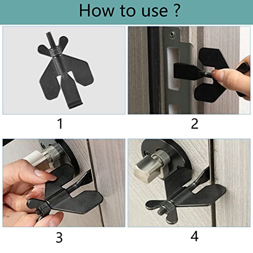 Tianlong Portable Door Lock Travel Lock, Privacy Lock - Image 4