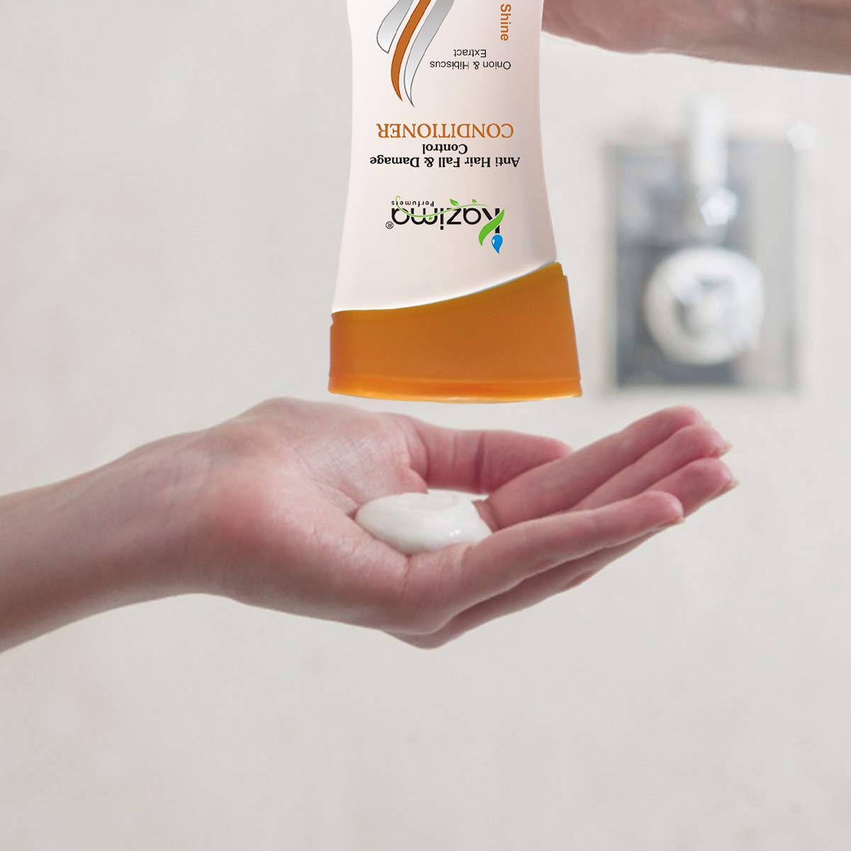 KAZIMA Amla Shikakai Reetha Shampoo + Anti Hair Fall & Damage Control Conditioner, 200 ml - Image 3 thumbnail