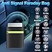 Lulrsay Large Faraday Bags EMP Proof,Portable Faraday Cage for Laptops Tablets,Faraday Bags with Handle&Reflective Strip,EMP bags for Electronics,Fireproof Waterproof RFID Signal Blocker Faraday Pouch