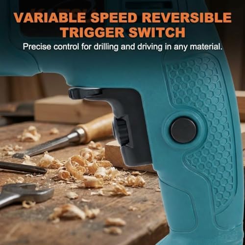Perceuse à percussion KATSU 500W Mandrin 13mm compacte - 8