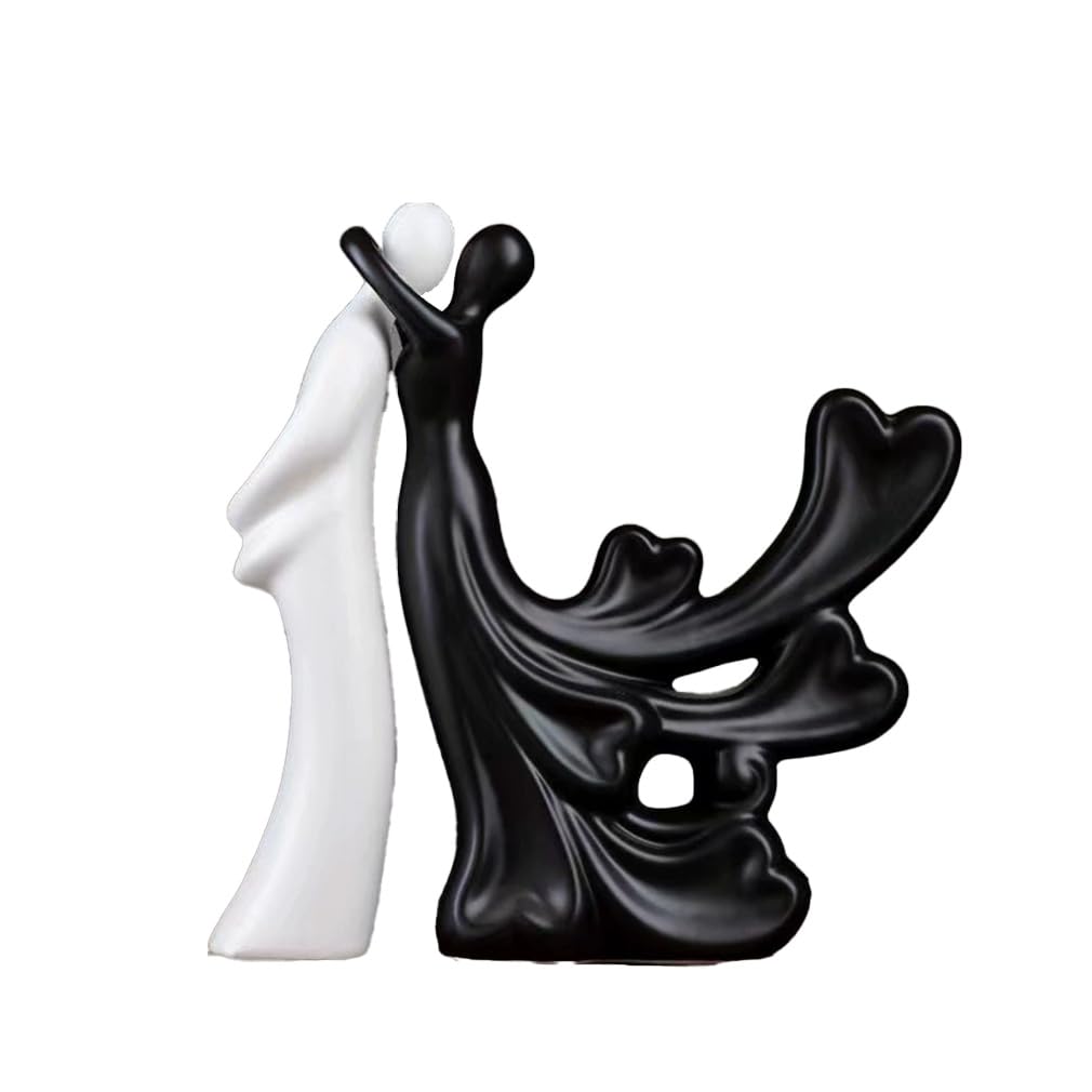 Estatua de cerámica, esculturas de cerámica, figuras de animales, ornamento, figura de porcelana, decoración creativa, cerámica, animales, estatuas para estante, decoración de mesa