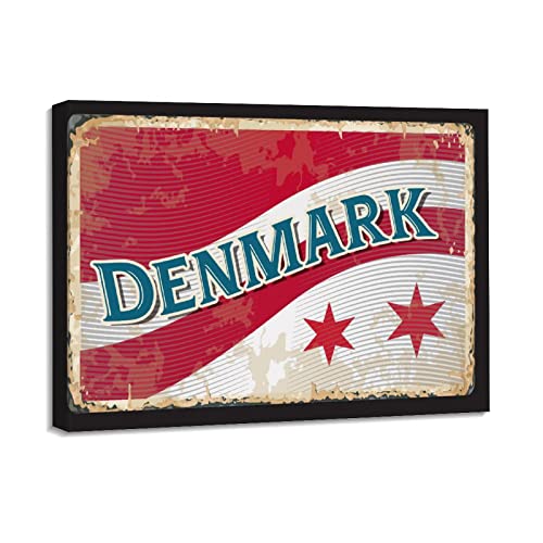 Drapeau du Danemark en toile pour sublimer votre nouvelle maison