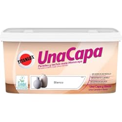 Pintura De Revestimiento Interior Titanlux Una Capa Lavable pintura para paredes Blanco 4 L
