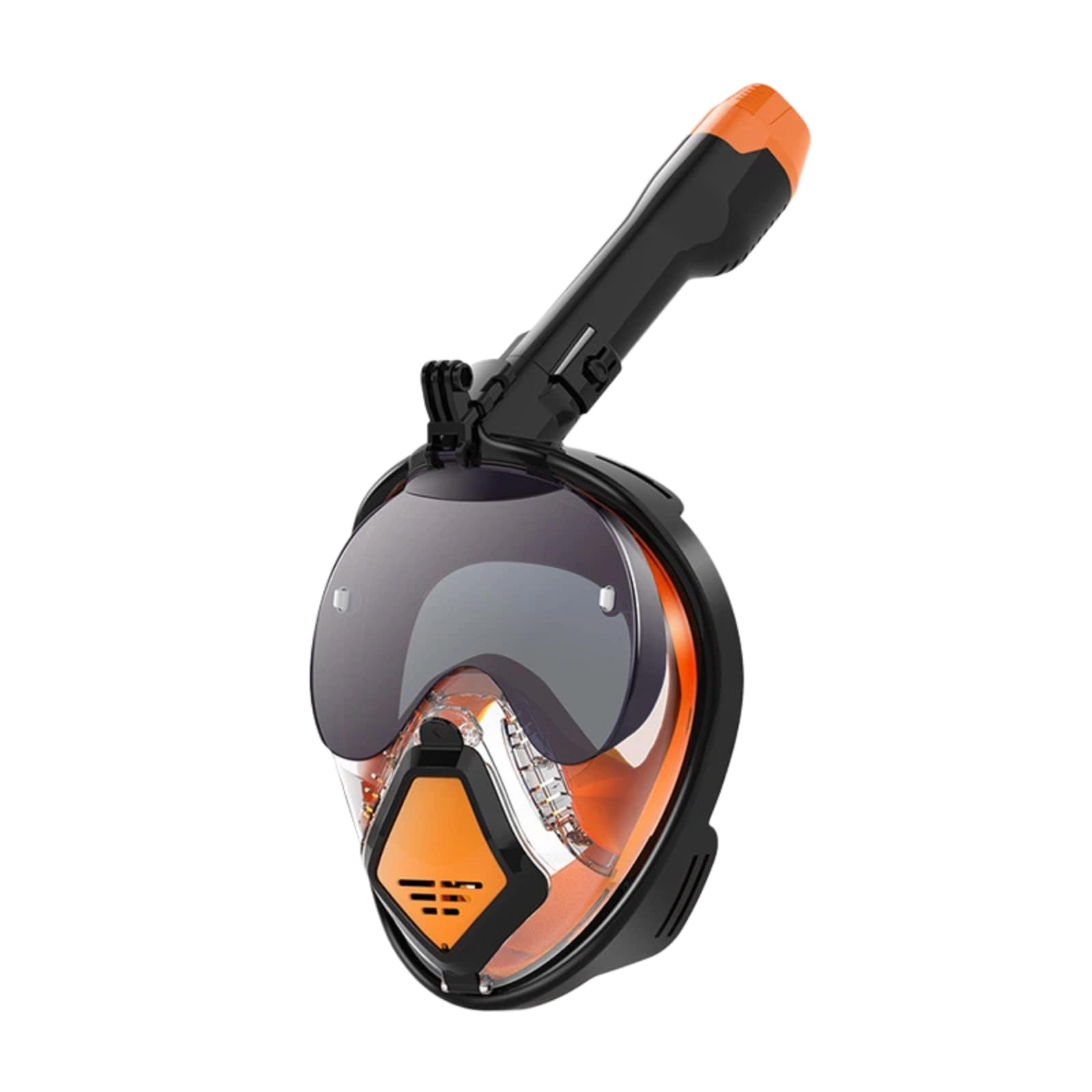 Maschera da snorkeling integrale, anti appannamento, a prova di perdite, panoramica, ampia vista, Dry Top, maschera subacquea con cinghia regolabile per la testa per adulti e bambini, per snorkeling