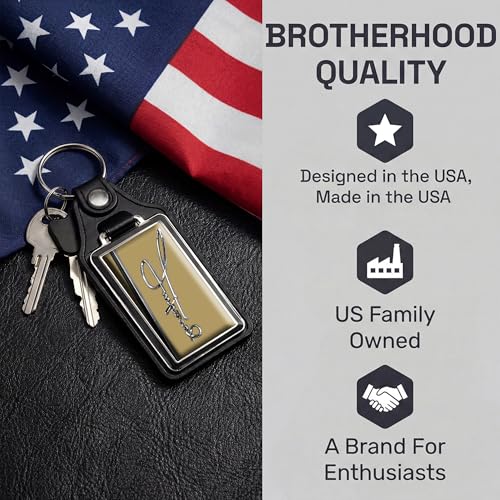 Image of Brotherhood Car Key Chain for Imperial - Classic Models Keychain for Men