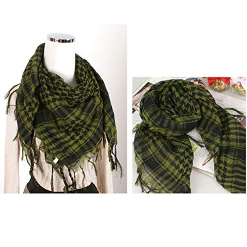 Unisex Fashion Plaid Scarf Shawl Arab Shemagh Keffiyeh Palestine Classic Shawl Wrap for Women Men4