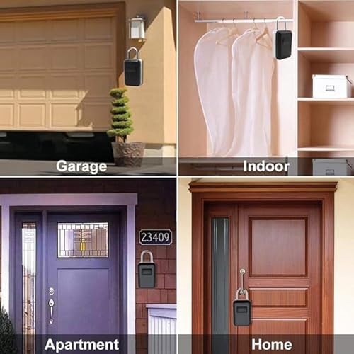 Vigor Cassetta Portachiavi V-PC Padlock con Arco 9x4x12cm - 9