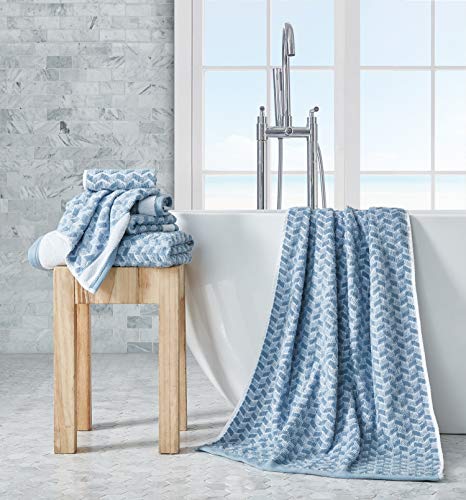 Image of Nautica - Cotton Hand, Fingertip & Bath Towel Set, 6 Pack Towels