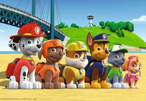 Ravensburger Kinderpuzzle - 09064 Heldenhafte Hunde - Puzzle für Kinder ab 4 Jahren, Paw Patrol Puzzle mit 2x24 Teilen