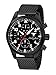 Produktbild Airleader Black Steel Chronograph KHS.AIRBSC.MB Edelstahl IP-beschichtet schwarz, Meshband, KHS Tactical Watch, Einsatzuhr, Fliegeruhr