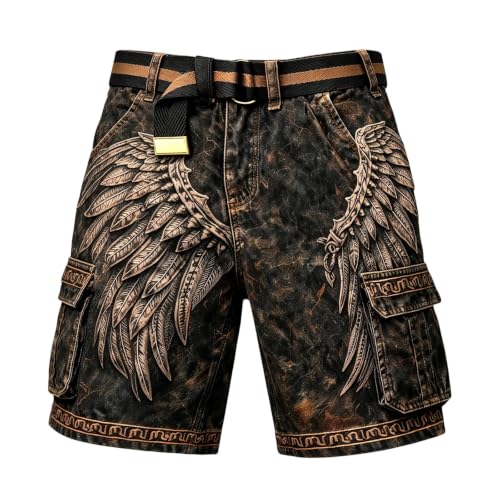 Image of Generisch 2027 Functional Trousers for Outdoor Work Comfort Men's Cargo Pants with Practical Pockets for Daily Use Leisure, black, XL