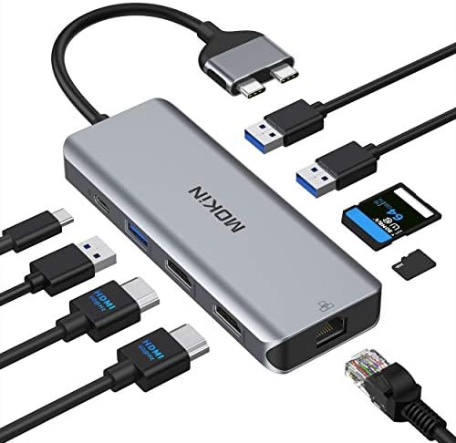 Air Mac HDMI Dock Dongle Dual USB C 