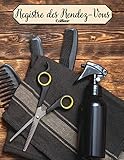  Registre Des Rendez-Vous Coiffeur: Carnet de suivi pour prise des RDV / Pour les professionnels et salon de coiffure / Grand format 8,5X11 po / Plage horaire 15 minutes / Amplitude 8h-20h