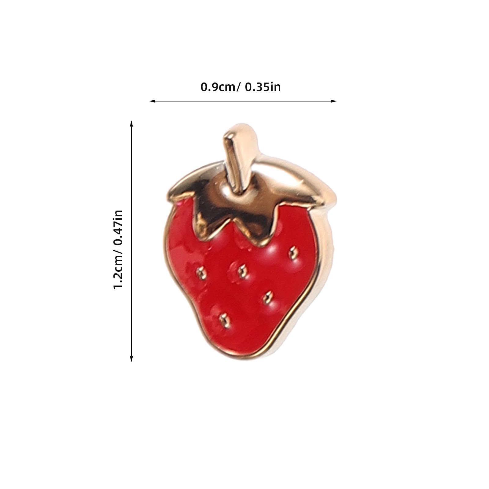 NUOBESTY 30 Pcs Strawberry Sewing Buttons Cartoon Resin Dress Accessories for Children Lolita Style Kids Craft Buttons - Image 2
