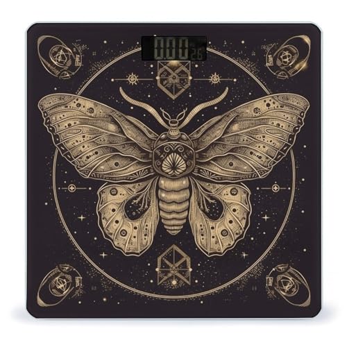 Báscula Digital de Baño con Vidrio Templado y Pantalla LED miniatura 1