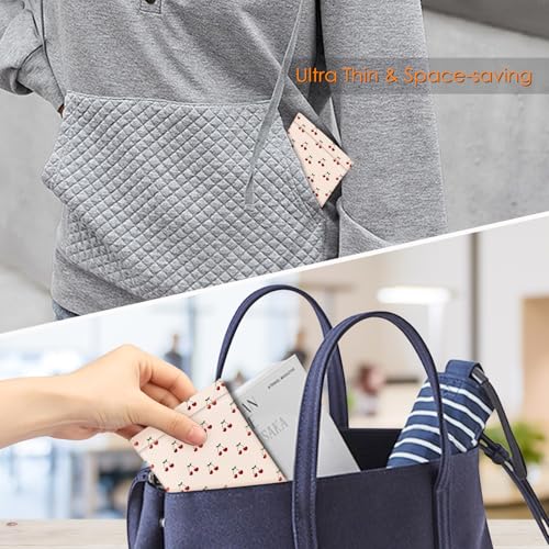 Image of FINTIE Soft Eyeglasses Case with Cleaning Cloth, Portable Squeeze Top Vegan Leather Glasses Pouch, Sunglasses Eyewear Bag