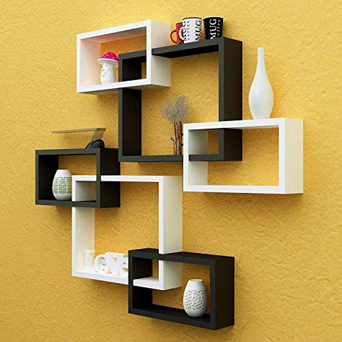 Dime Store Wall Mounted Wooden Floating Shelves | Decorative Disp...