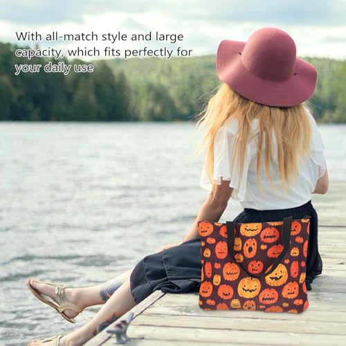 Bolso de lona de gran capacidad para llevar artículos diarios con comodidad 2