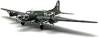 Vista 5 de DAGIJIRD B-17 Bomber 1/144 Escala Diecast Display Modelo Fighter Militar Avión Modelo con Soporte para Colección Regalo