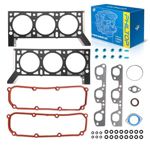 Image of PHILTOP HS 26326 PT Head Gasket Set Fit for Jeep Wrangler 2007 2008 2009 2010 2011, Engine Cylinder Head Gasket Kit, OE# HS54740, 021005601, RFPHS26326PT, 68003427AC, HS13578