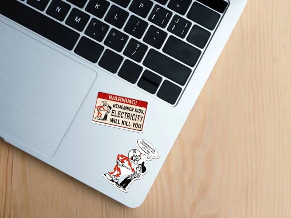 Miniatura 2 de Paquete de 20 calcomanías de Kilovatio, vinilo impermeable, estético, SUV, camión, colorido, portátil, bicicleta, parachoques, coche, equipaje,