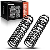 A-Premium 2Pcs Rear Suspension Coil Spring Set Compatible with Ford Focus 2000 2001 2002 2003 2004 2.0L 2.3L, Wagon, Driver and Passenger Side, Variable Rate Spring