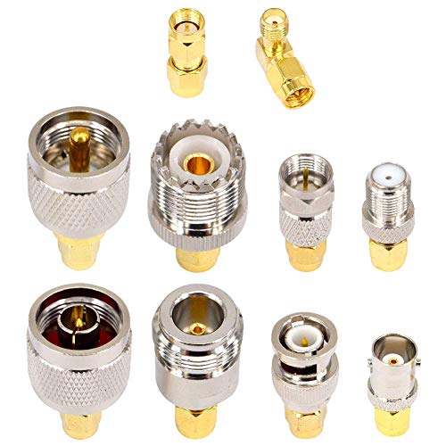 onelinkmore-RF-Coaxial-FPV-Connector-Kit-SMA-Adapter-20-Type-Set-SMA-Connector-Kit-SMA-to-SMA-UHF-to-SMA-SMA-to-BNC-SMA-to-F-Adapter-Male-to-Female-Coaxial-Male-to-Female-Coax-Adapters-Converter