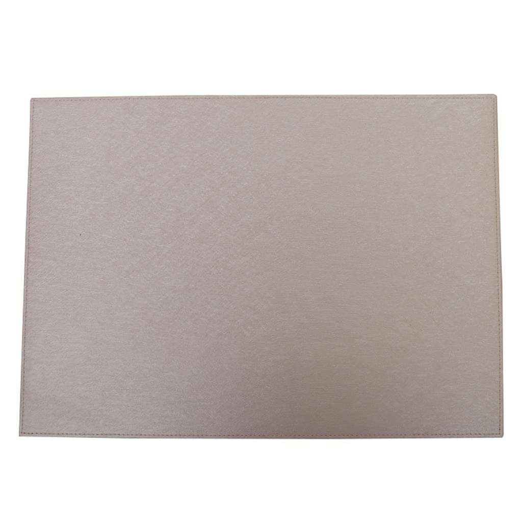 IANSHFKN 4 Pcs Table Place Mat Leather Western Placemat Tableware Retro Rectangular