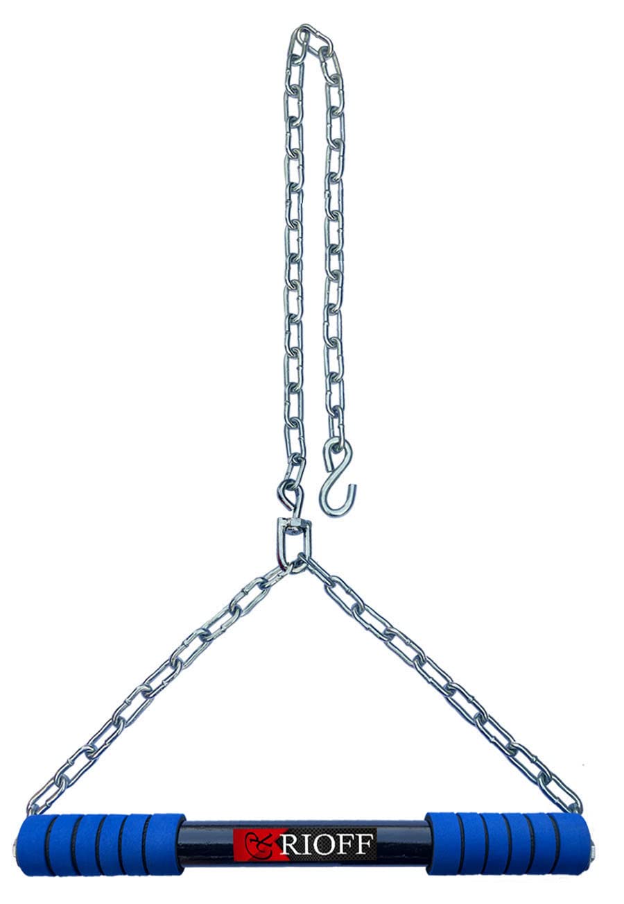 Rioff® 5ft Height Increaser Chin up bar,Pull up bar at Home with Chain Heavy Chain Rod, Extremely Durable Heavy Duty weight (5FT) Blue (B0C18KWDMX) Amazon Price History, Amazon Price Tracker