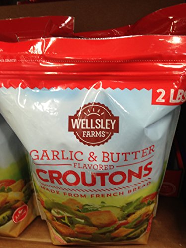 Wellsley Farms garlic butter croutons 32 oz.