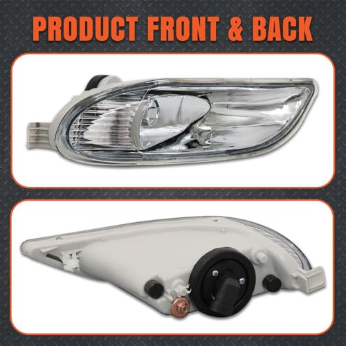 labwork Fog Lights Assembly Replacement for Corolla 2005-2008 Driving Fog Lamps with Bulbs Switch Kit Driver and Passenger Side by labwork - Image 3