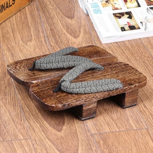 Chanclas Geta para hogar y playa que corrigen la postura con zuecos de madera 3