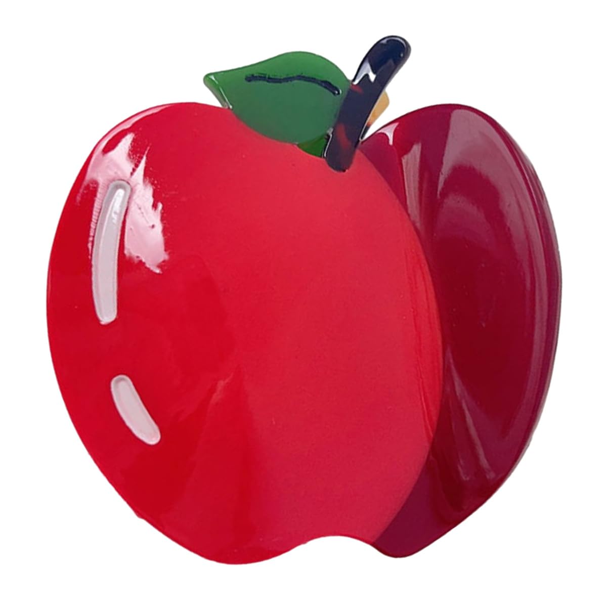 Red Apple Claw Clip,Acetate Hair Clips,Big Hair Clips for Women