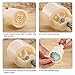 2 Sets Moon Cake Mold Cutter Cookie Press Cake Stamp with 12 Stamps 50g Mid Autumn Festival DIY Decoration Press Cake Cutter Mold