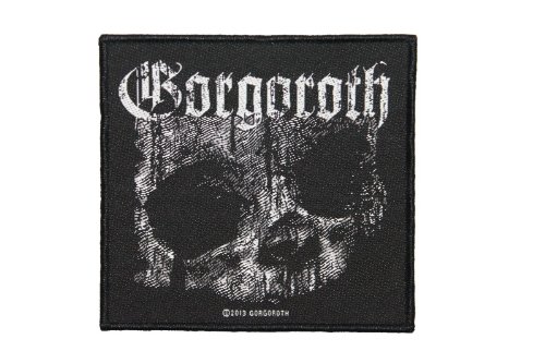 Gorgoroth Skull Norwegian Black Metal Music Band Woven Patch Applique