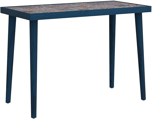 Miniatura 5 de Comfyt Mesa auxiliar, mesa auxiliar, mesita de noche, mesa anidable, mesita de noche, mesa de acento, artículos esenciales para el hogar, mesa