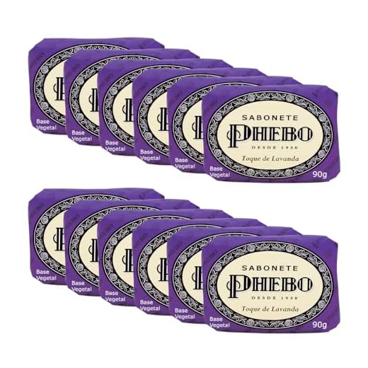 Phebo Sabonete, Toque De Lavanda, 90g, 12 Unidades
