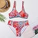Bañadores Bandeau Mujer Natacion Trajes de Baño Mujeres Bikinis Talle Alto Tallas...