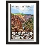National Park Posters Black Canyon of The Gunnison Original Artwork - 13" x 19" by Rob Decker - WPA