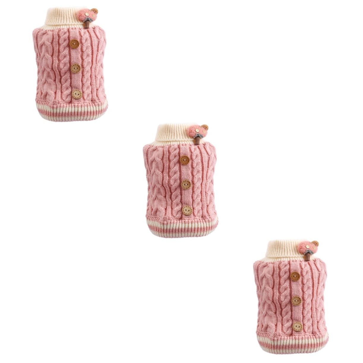 Pull pour chien vêtement chat accessoire photo thermique lot de 3