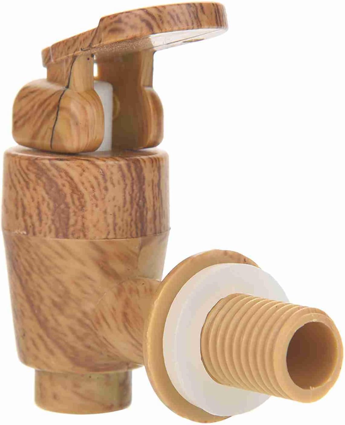 Wooden Oak Wine Barrels, 1.5 3 5 10 Liter Capacity Handmade Barrels with Easy to Dispense Plastic Tap, for Whiskey Brandy Tequila Storage (5L)