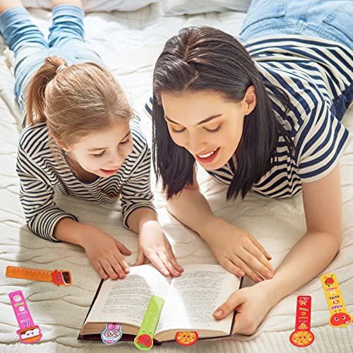30 Pieces Scented Bookmarks Ruler For Kids Scratch And Sniff Bookmarks Fruit Food Theme Bookmarks Assorted Scented Bookmarks Cute Bookmarks For Teacher Prizes Book Markers Students, 10 Styles #TOP6